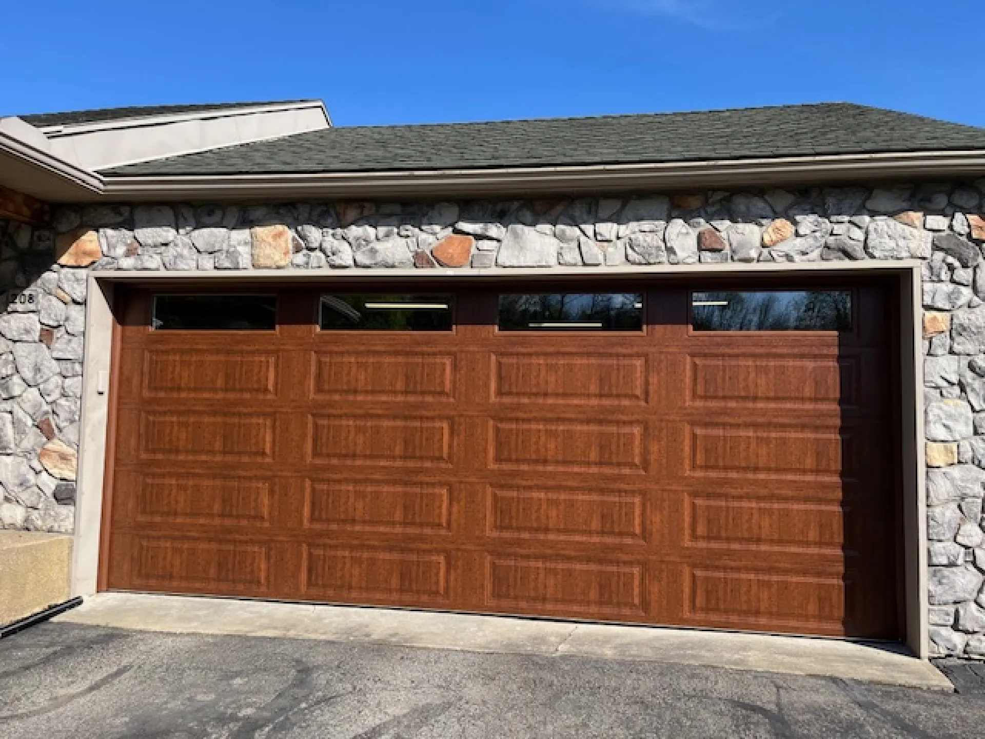 wood garage door